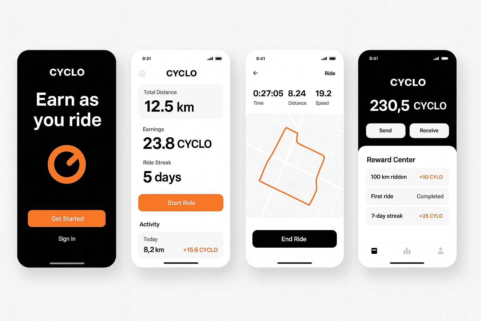 App screenshots mockup